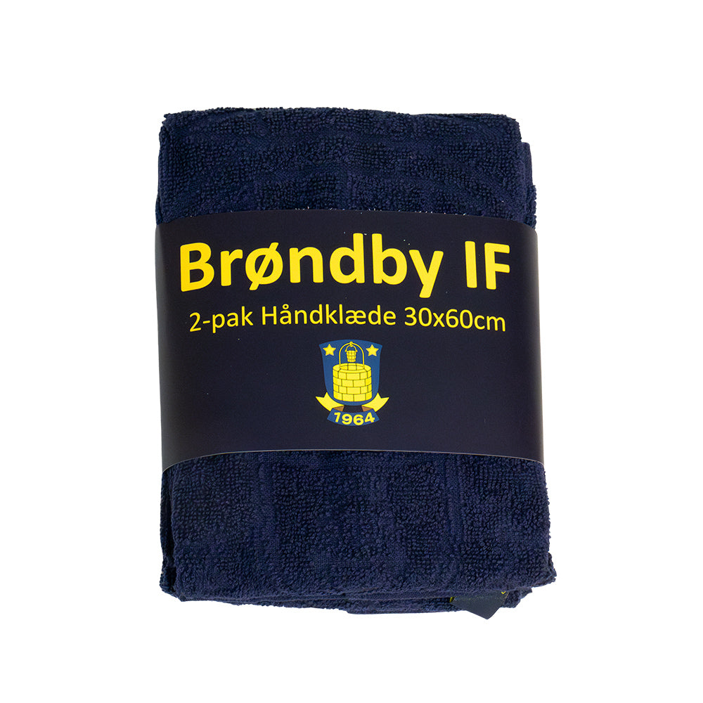 Brøndby 2-pak Håndklæde Navy 30x60cm