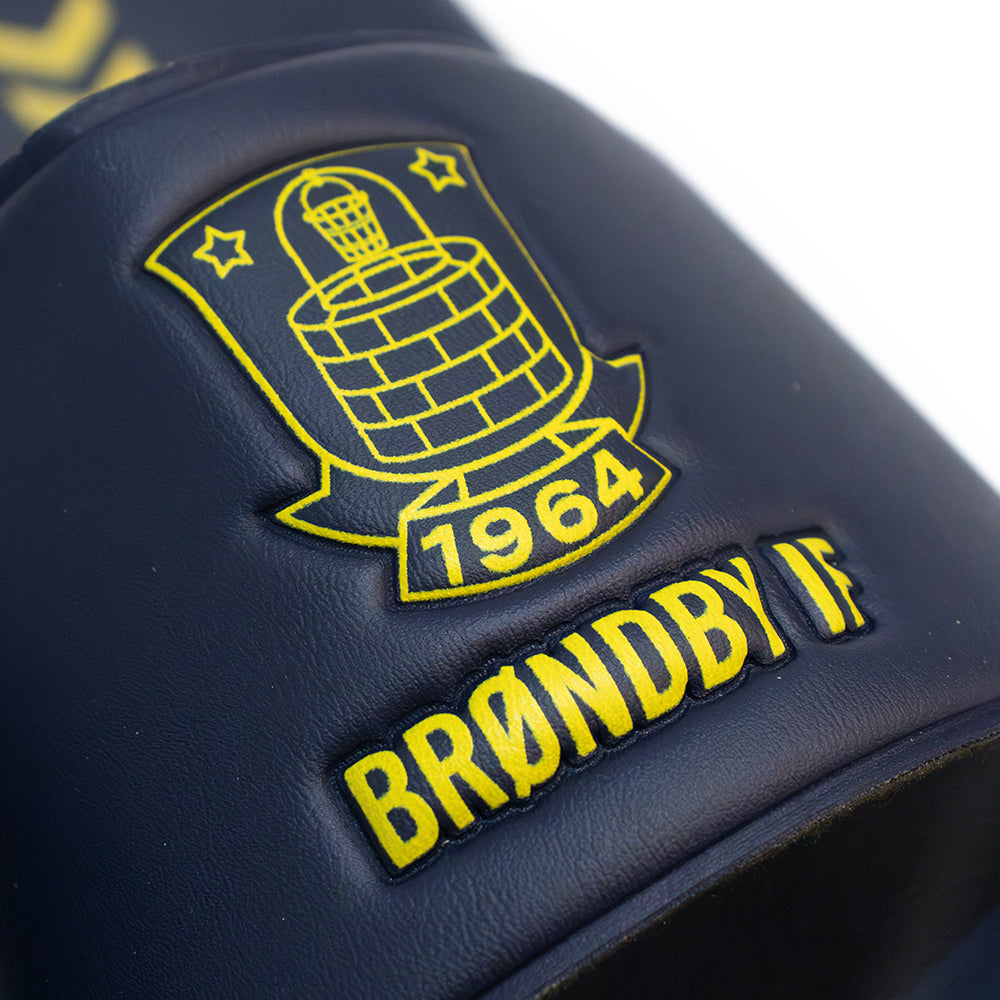 Brøndby Hummel Badesandal Navy med gult logo
