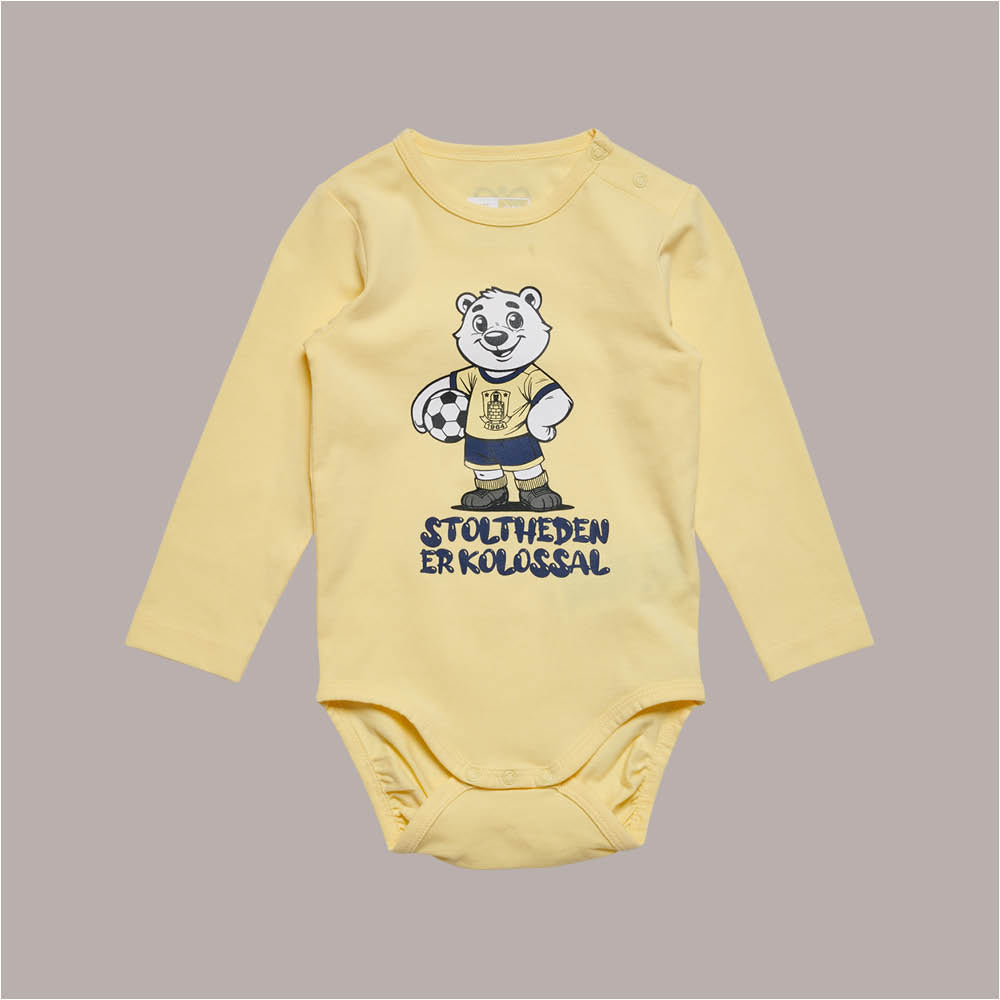 Brøndby X Hummel Body L/S Gul m. Stoltheden