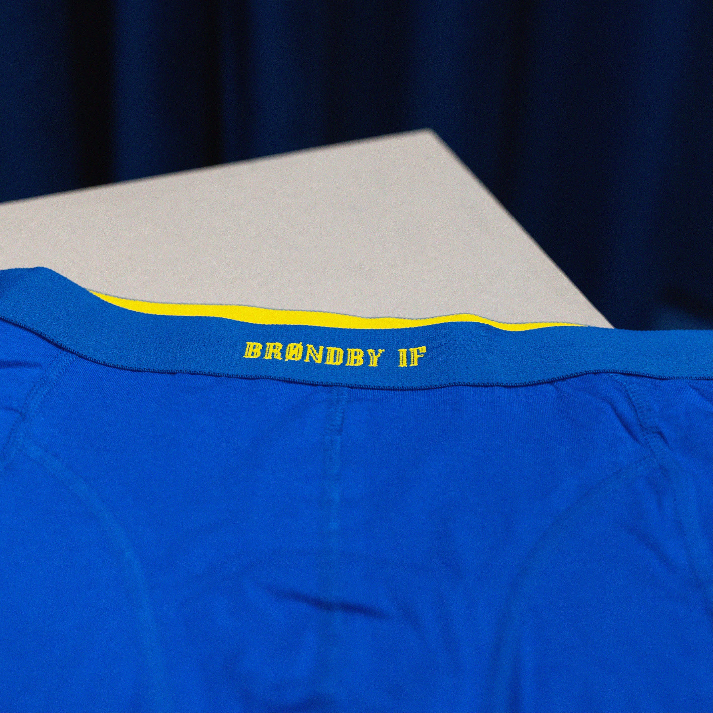 Brøndby Casual Boxershorts 3-pak Blå/Gul/Navy