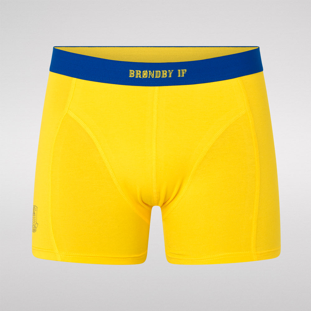 Brøndby Casual Boxershorts 3-pak Blå/Gul/Navy