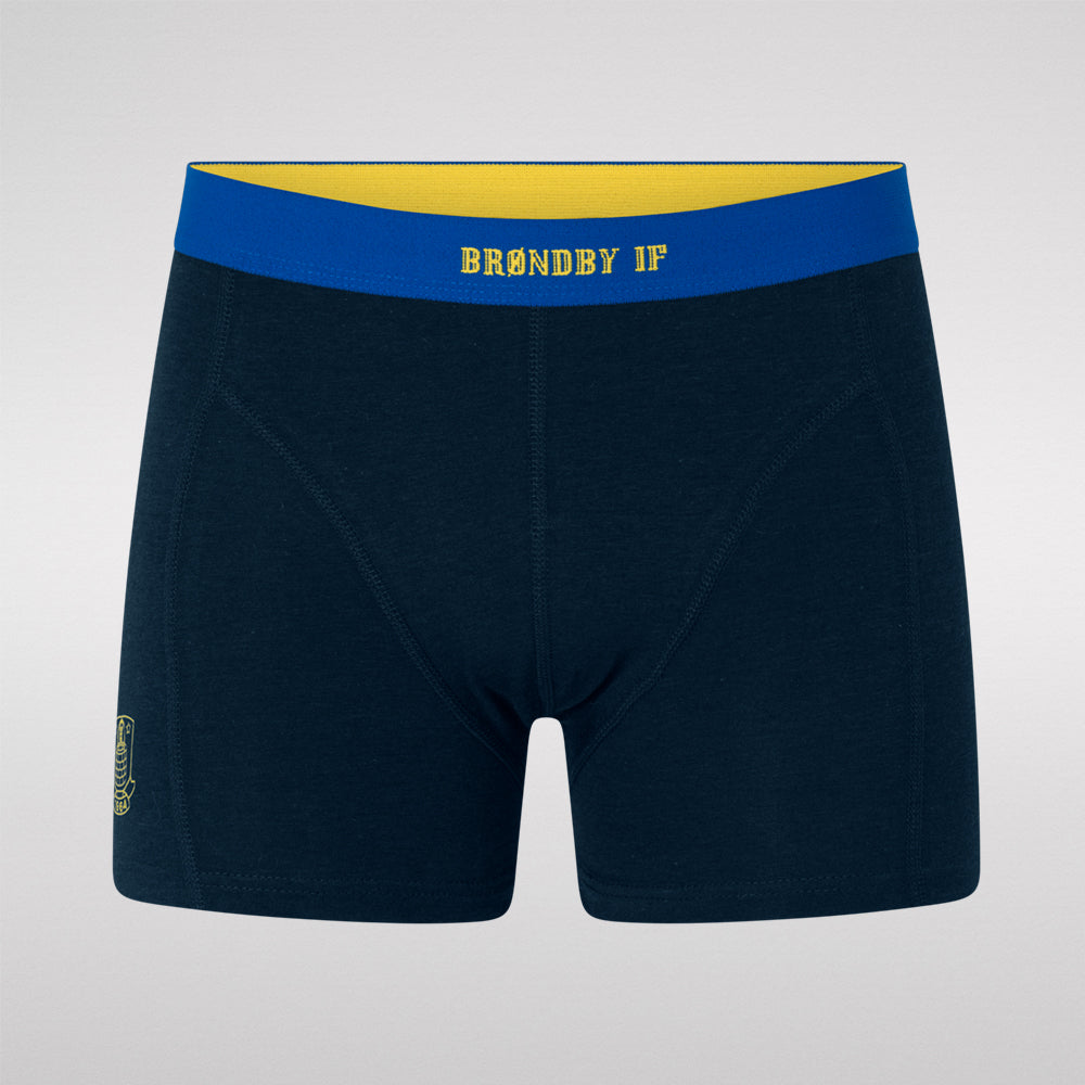 Brøndby Casual Boxershorts 3-pak Blå/Gul/Navy