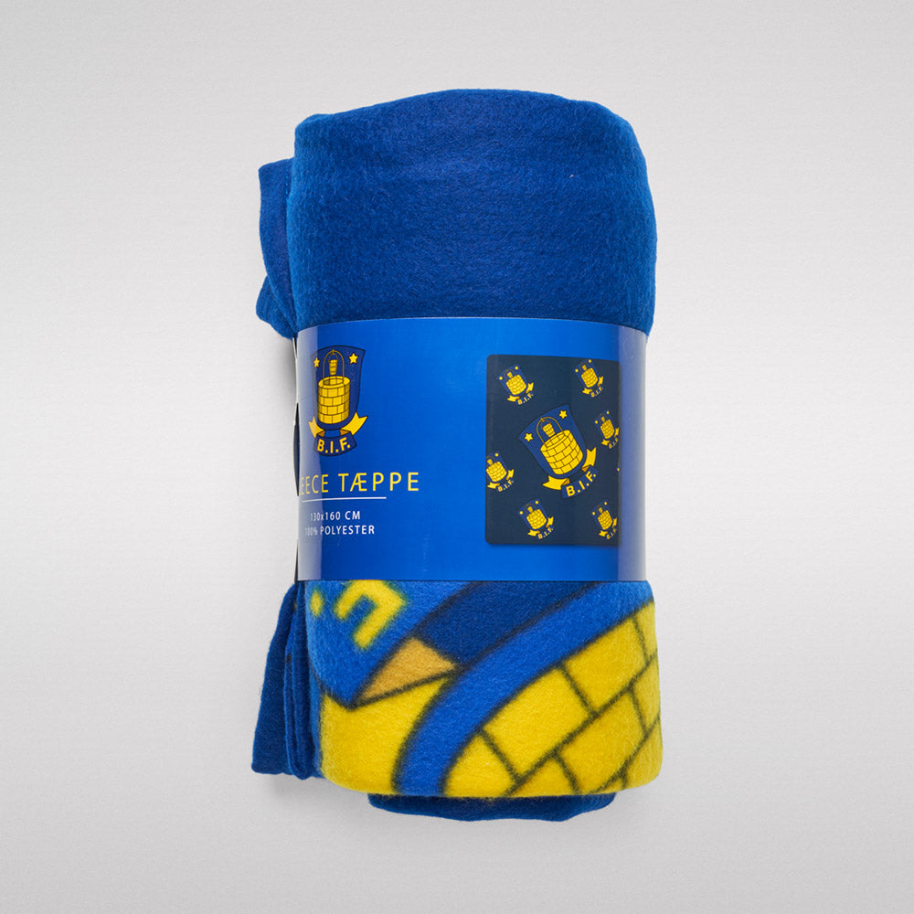Brøndby Fleecetæppe med BIF Logo 130x160cm
