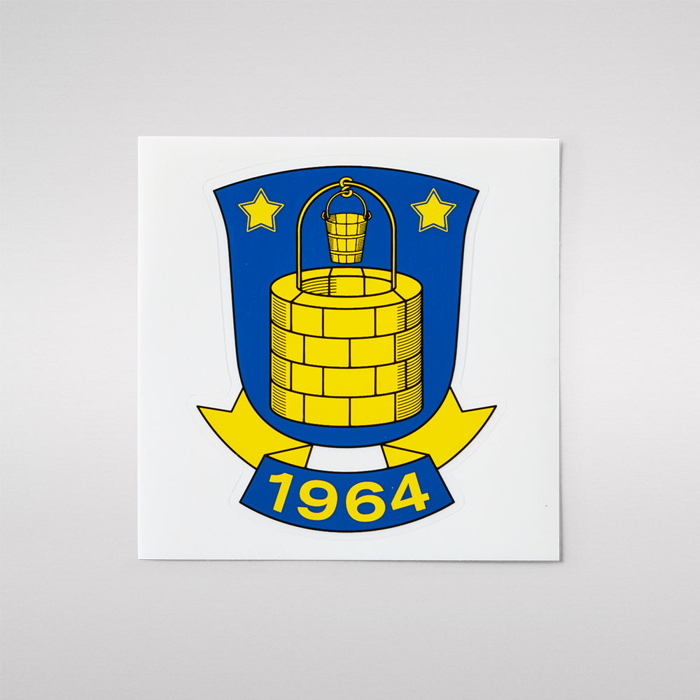 Brøndby Klistermærke logo 7 cm
