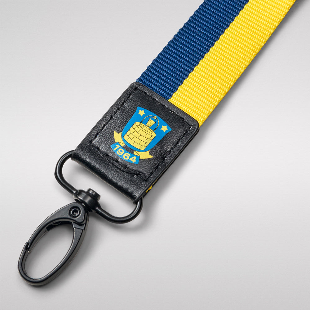 Brøndby Nøglesnor Gul/Blå - Kort model
