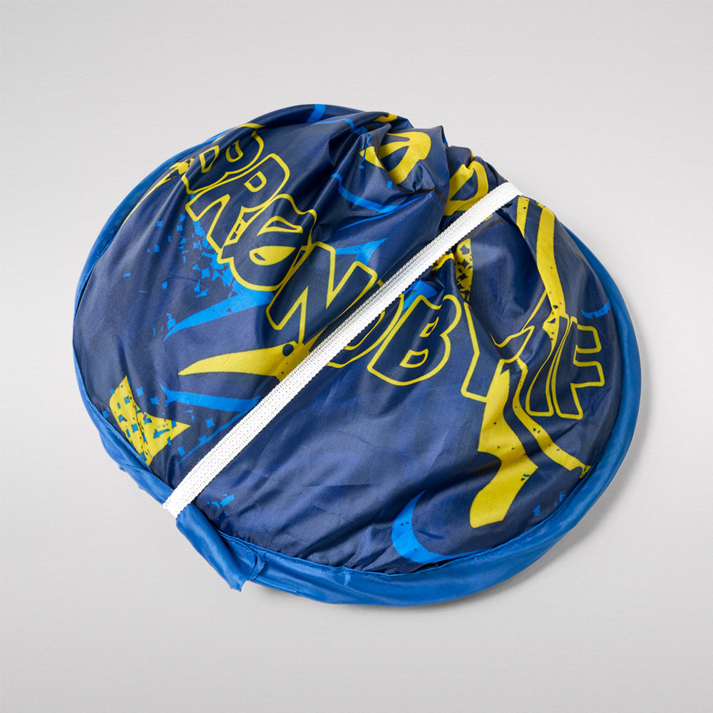 Brøndby Pop-up Kurv Blå/Gul m.Logo