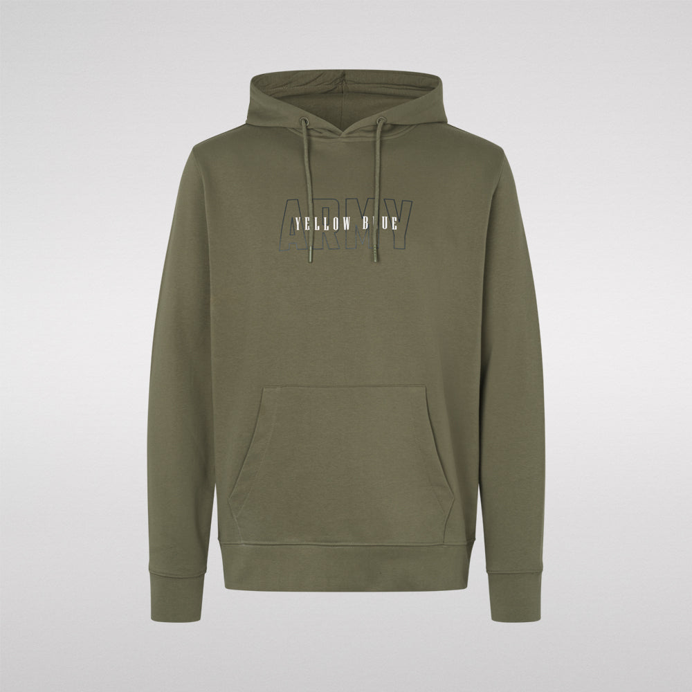 Brøndby Casual Hættetrøje Yellow Blue Army