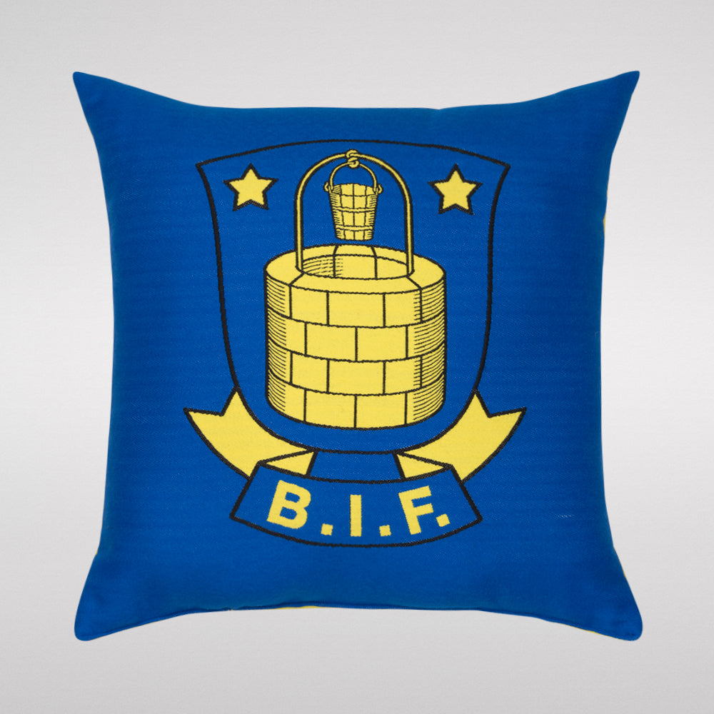 Brøndby Pude Blå m. Logo