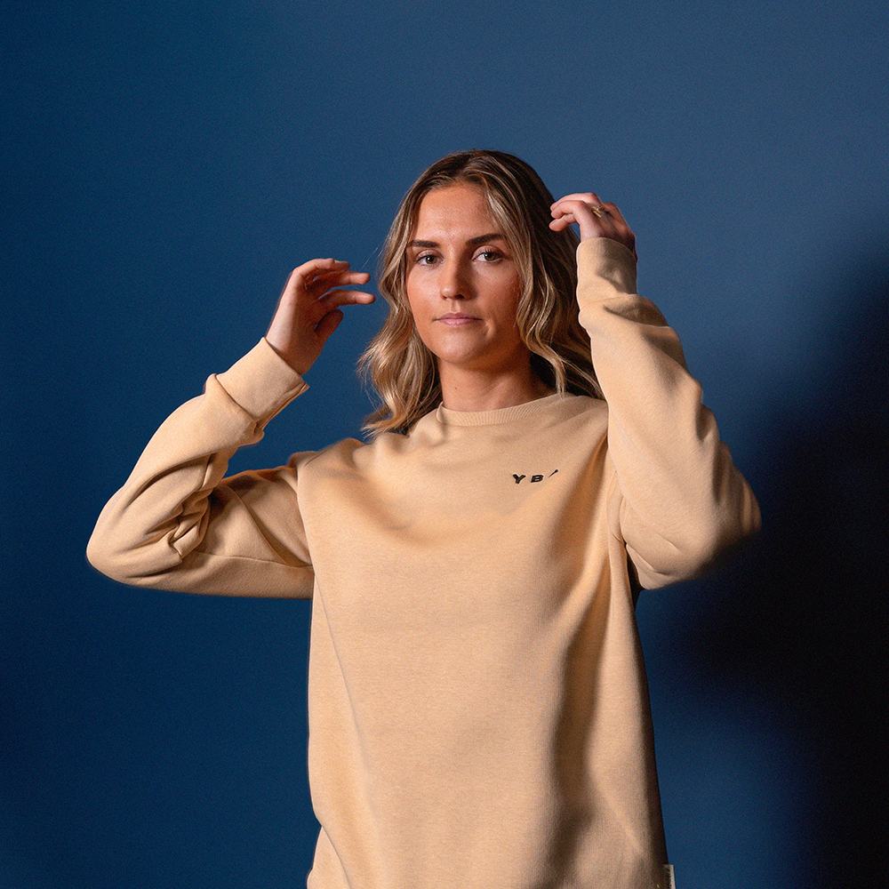 Sweatshirt YBA - Beige Børn