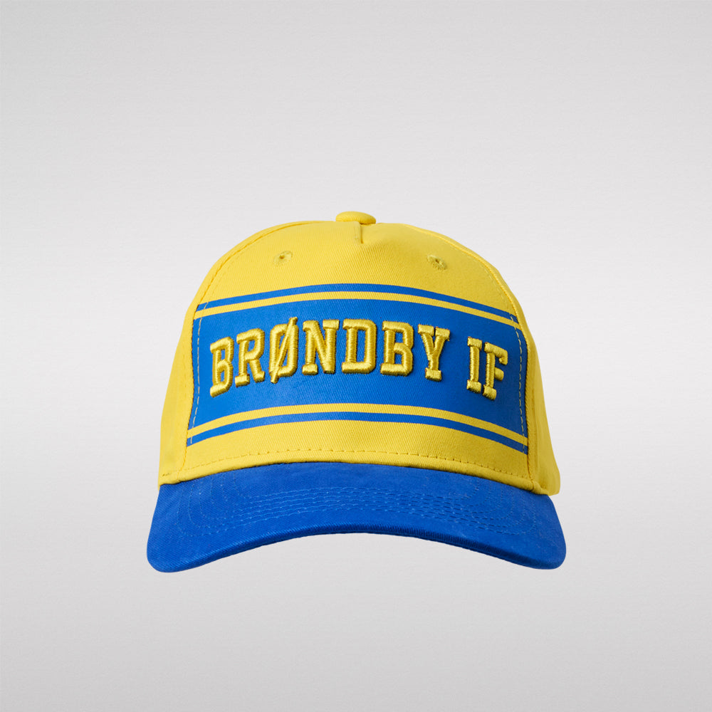 Cap - Gul med Blå skygge Brøndby IF Børn