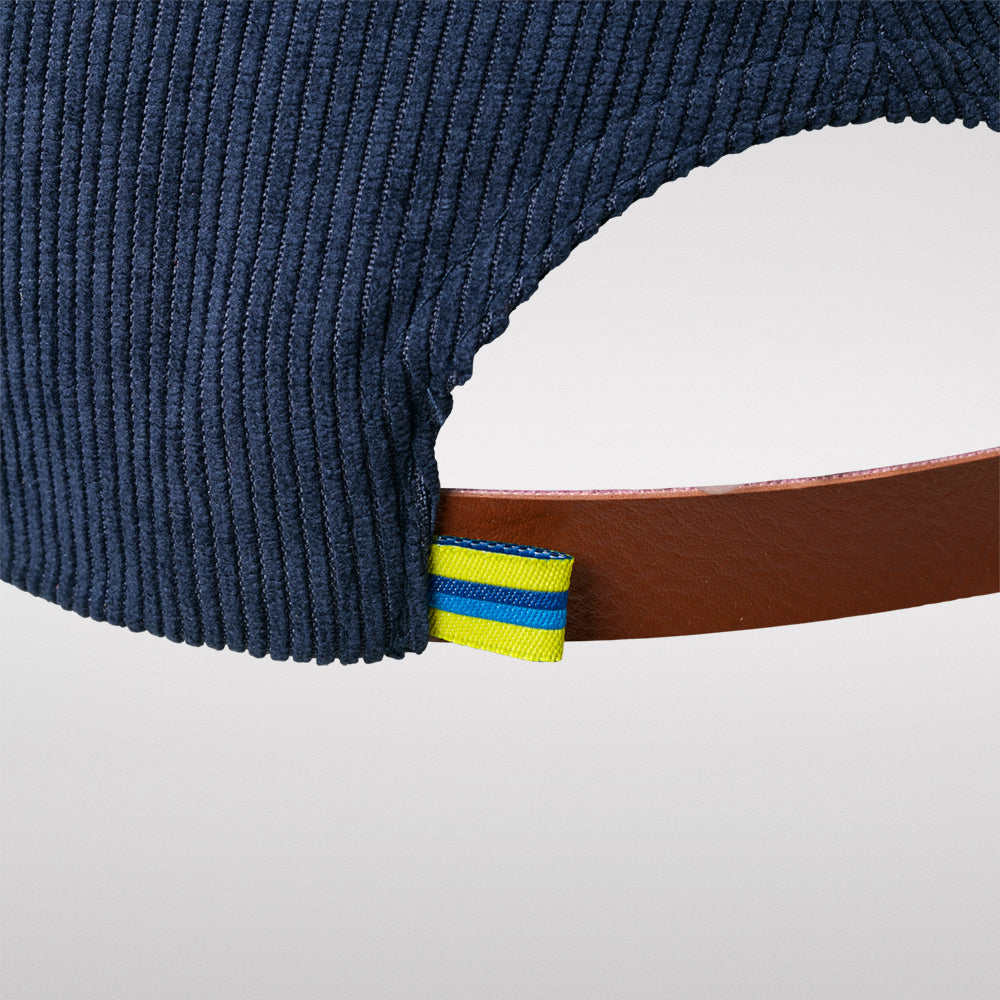 Cap – Dad Cap Navy fløjl med B