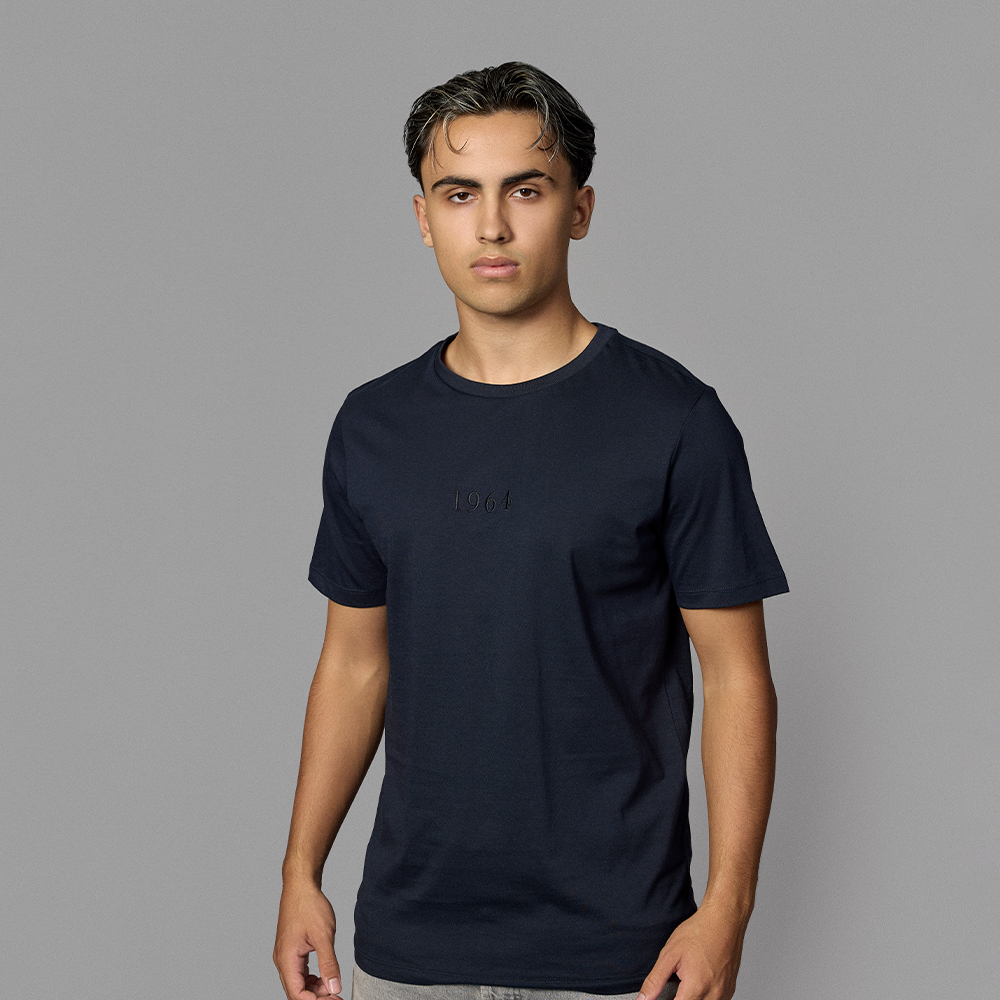 Brøndby Casual T-shirt Navy med 1964