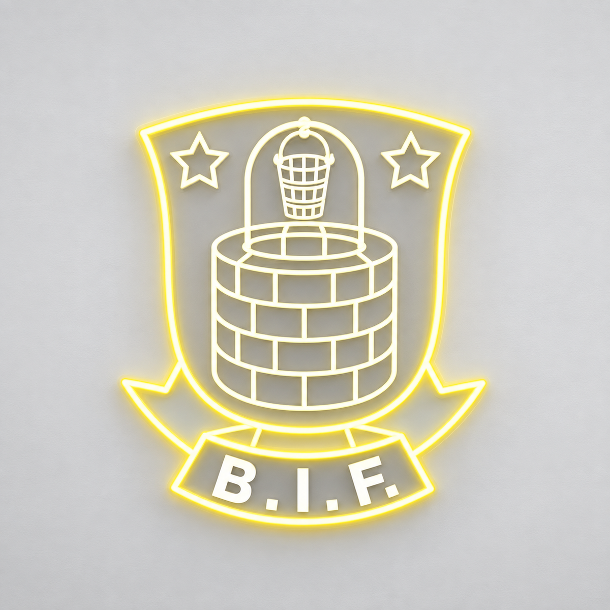 Brøndby LED Lys Logo