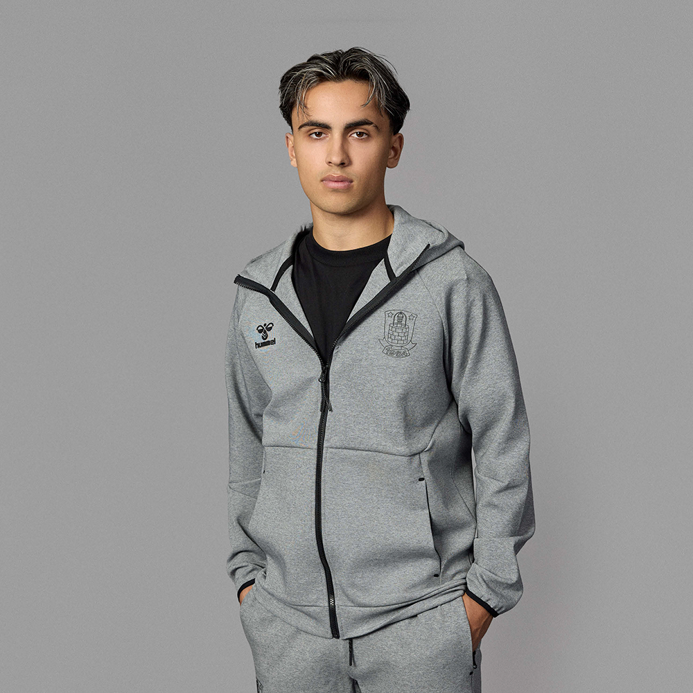 BIF Hummel Fritids hættetrøje med lynlås