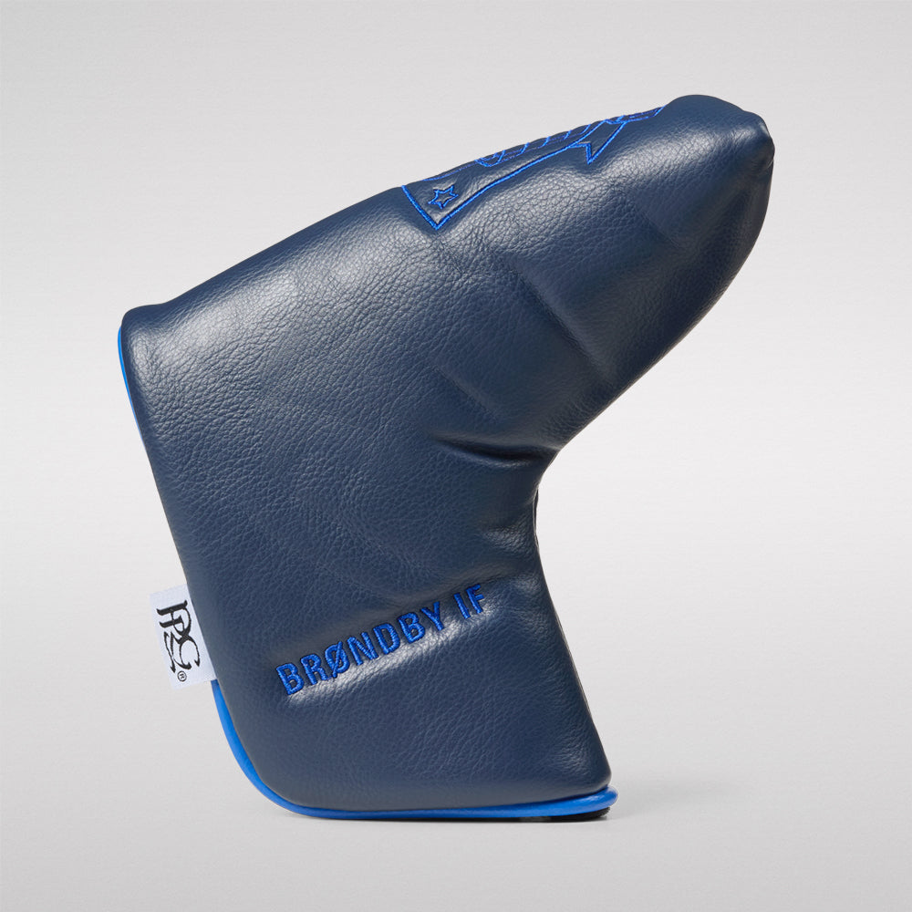 Golf Blade Putter Cover Navy m. Logo