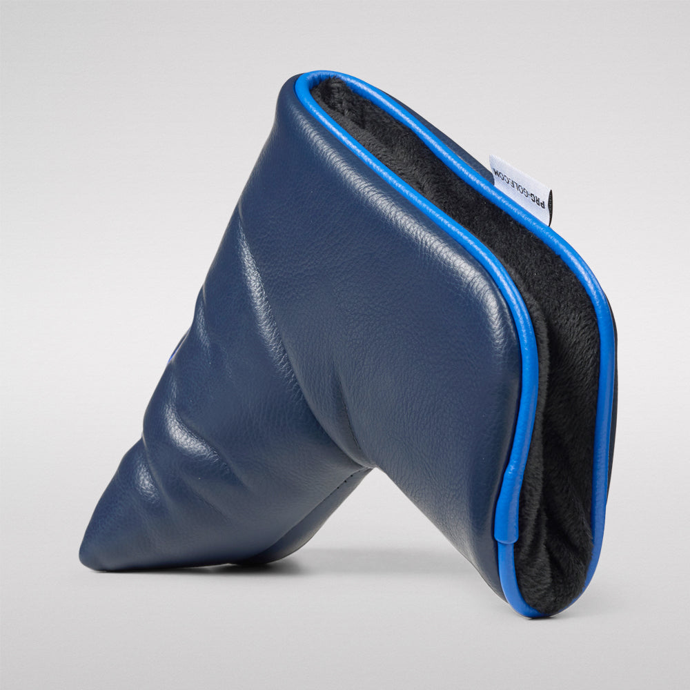 Golf Blade Putter Cover Navy m. Logo