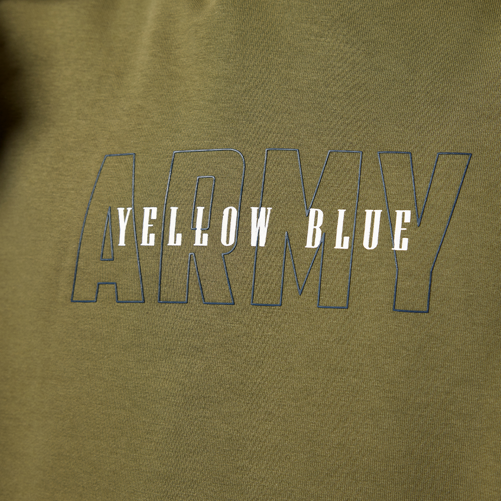 Brøndby Casual Hættetrøje Yellow Blue Army