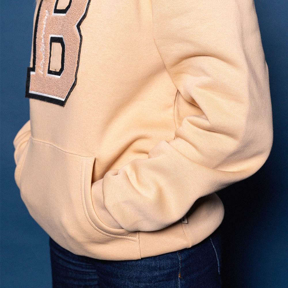Hættetrøje Beige med B