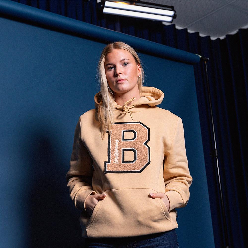 Hættetrøje Beige med B