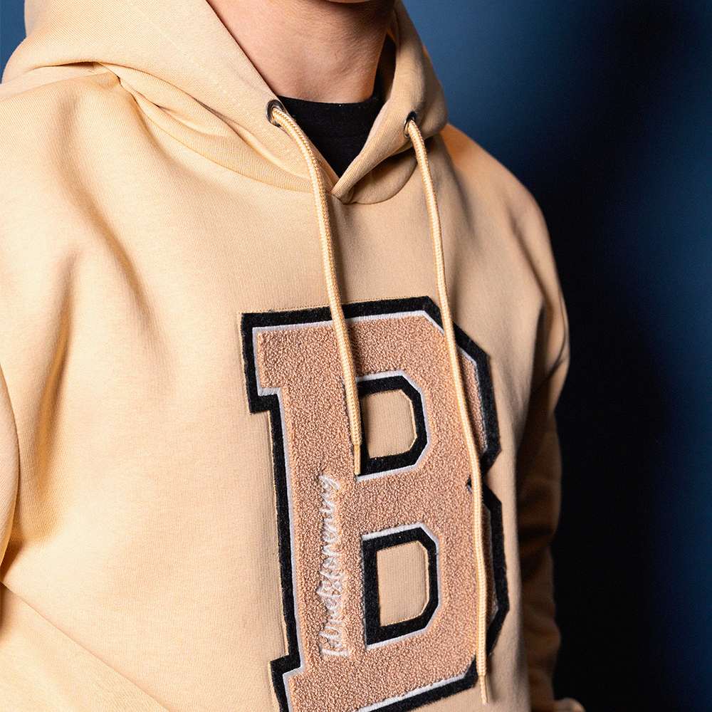 Hættetrøje Beige med B