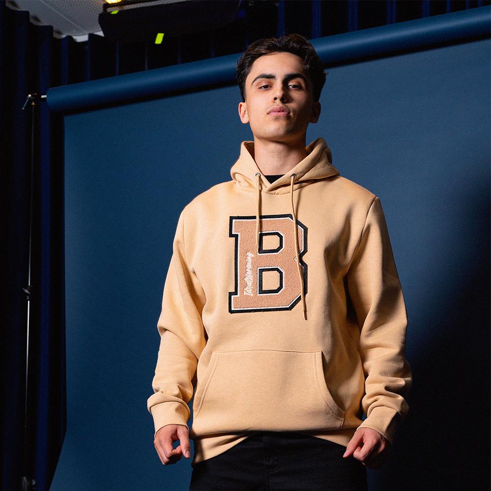 Hættetrøje Beige med B