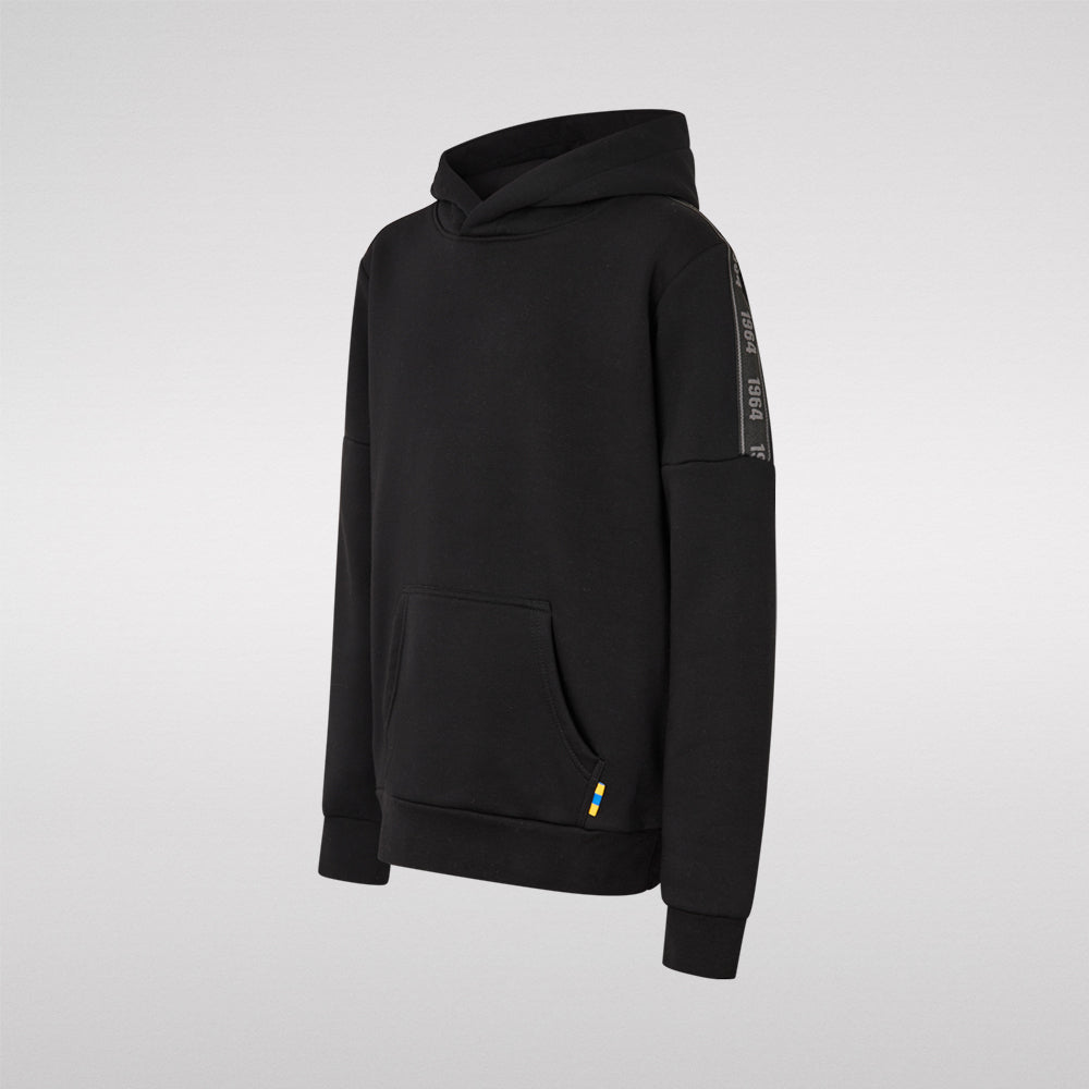 Hættetrøje Sort m. 1964 Bånd Børn