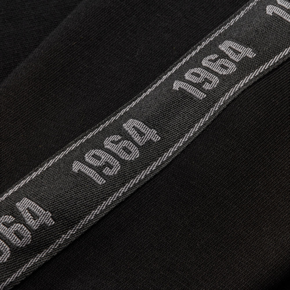 Hættetrøje Sort m. 1964 Bånd Børn