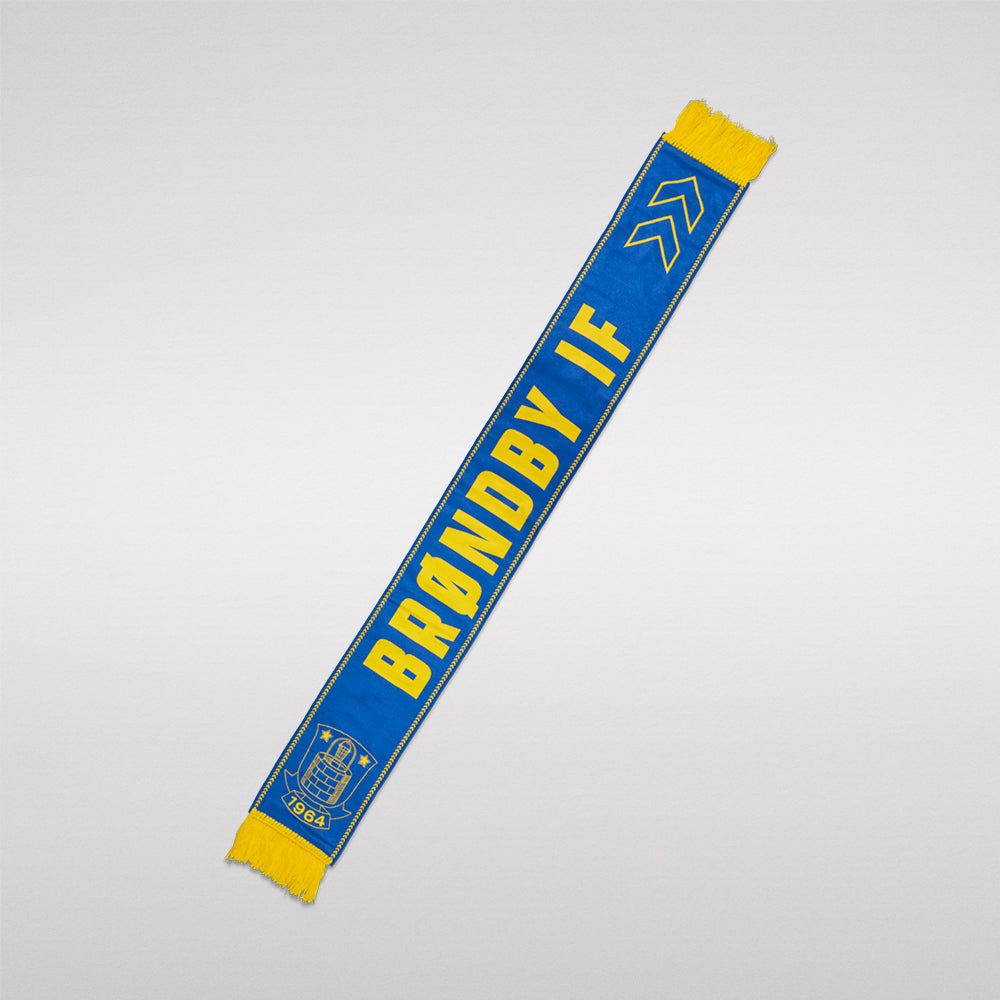 Halstørklæde Hummel Blå/Gul Logo streg