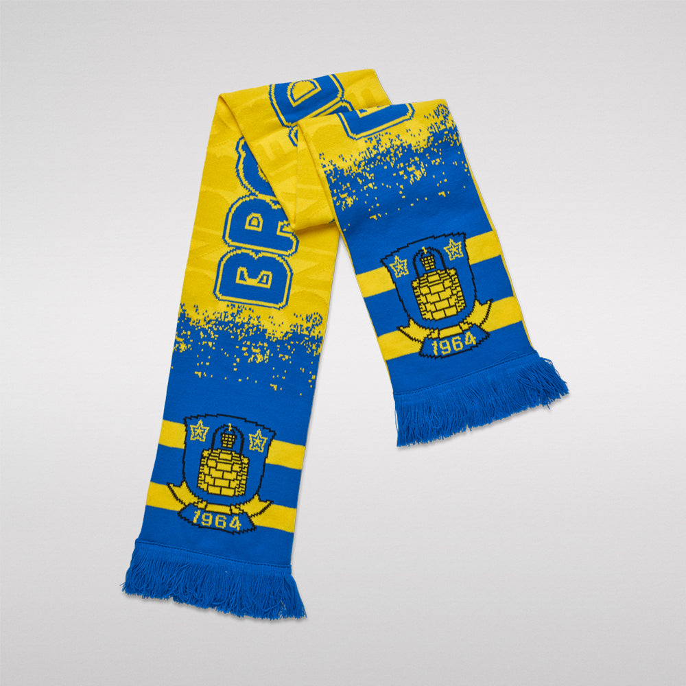 Halstørklæde til Børn Gul m. Brøndby IF