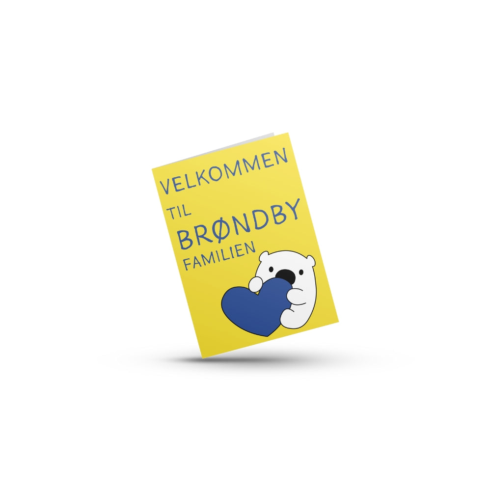 Brøndby Festkort 8 x 11 cm