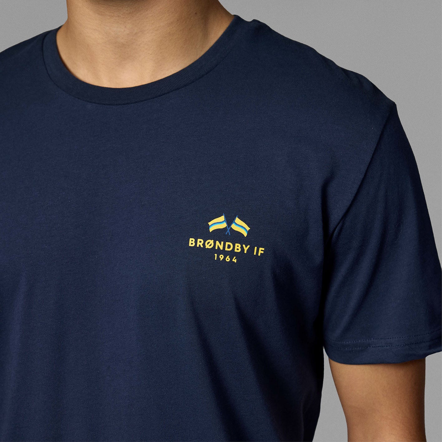 T-shirt Navy m. flag