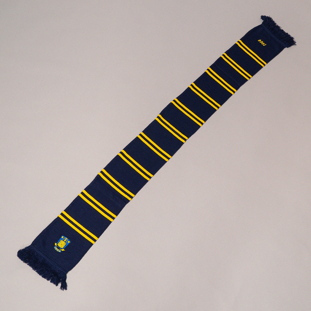 Halstørklæde – Navy m. Broderet Logo/1964