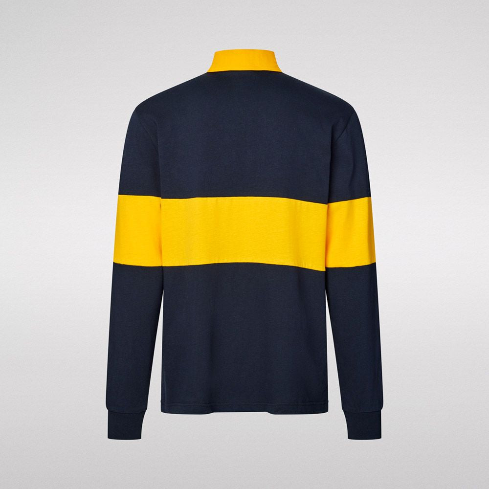 Polo Langærmet Navy/Gul - 1964
