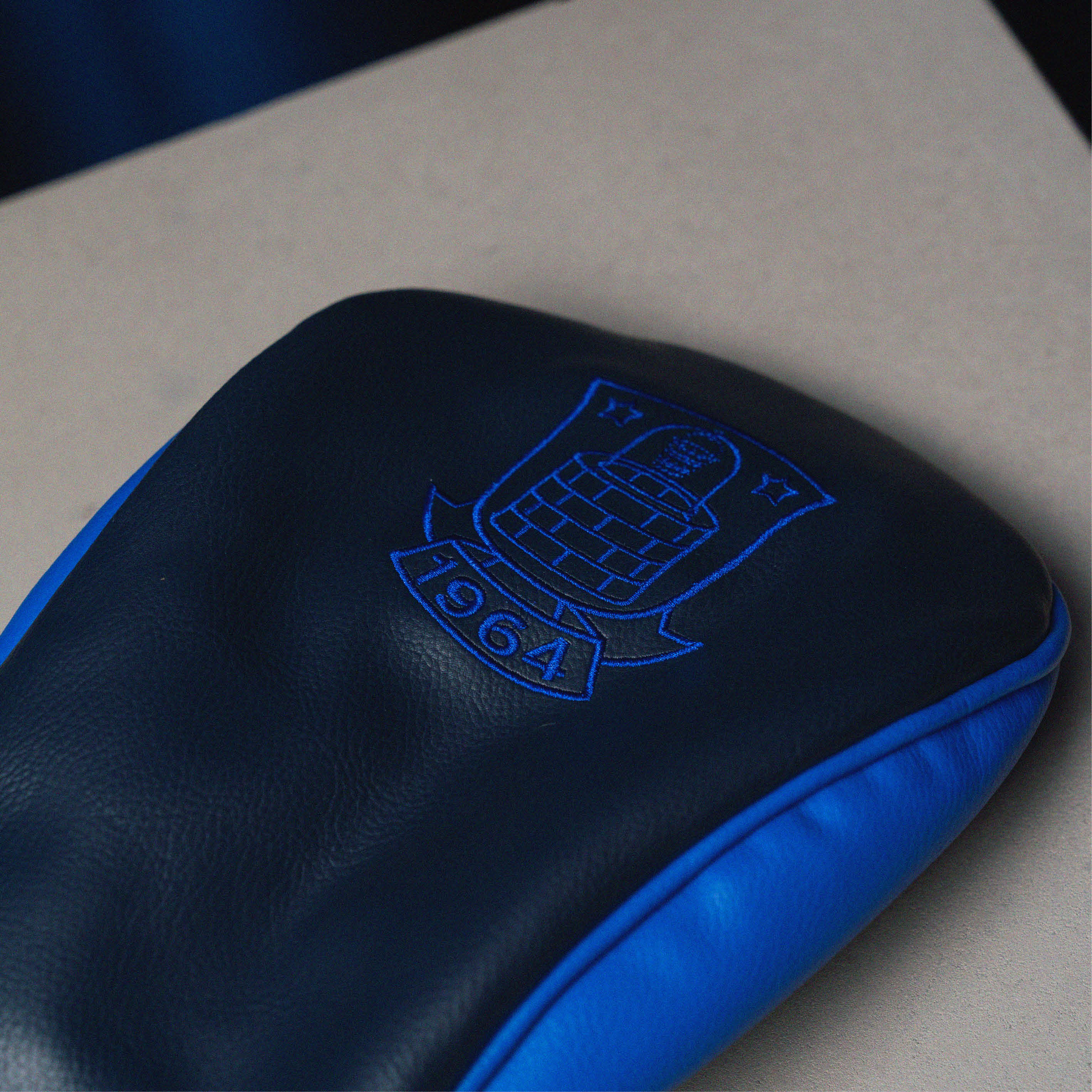 Golf Driver Headcover Navy m. Logo