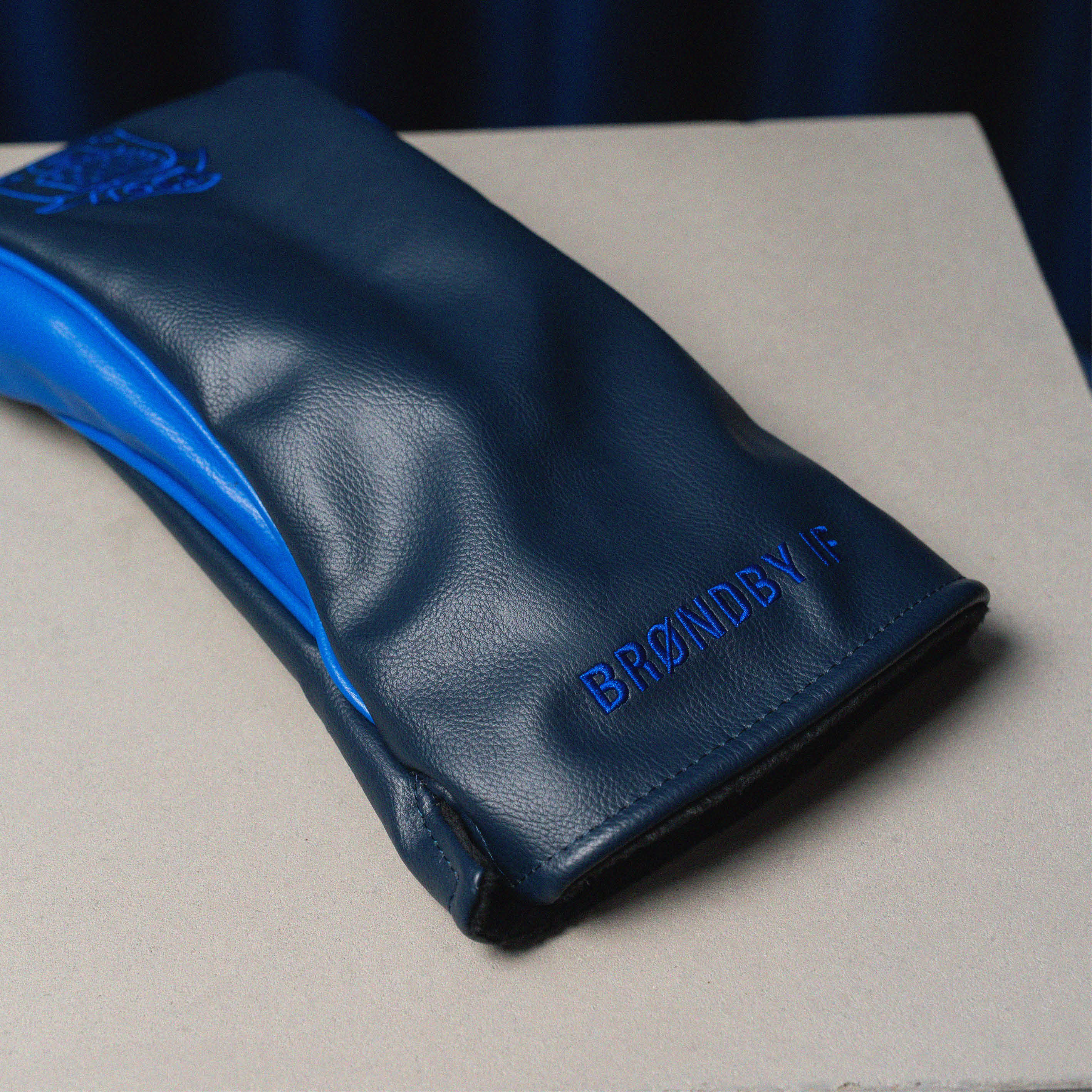 Golf Driver Headcover Navy m. Logo