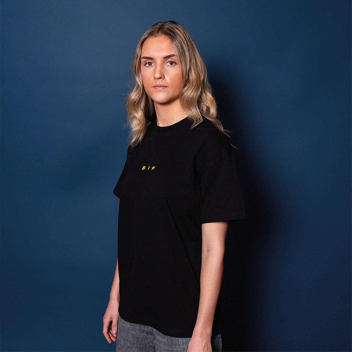 T-shirt - Sort BIF/1964