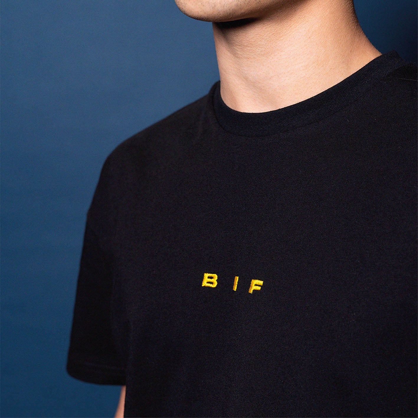 T-shirt - Sort BIF/1964