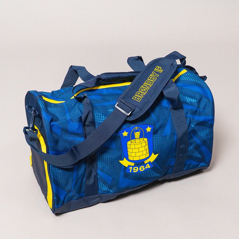 Brøndby Sportstaske Navy/Blå med Logo