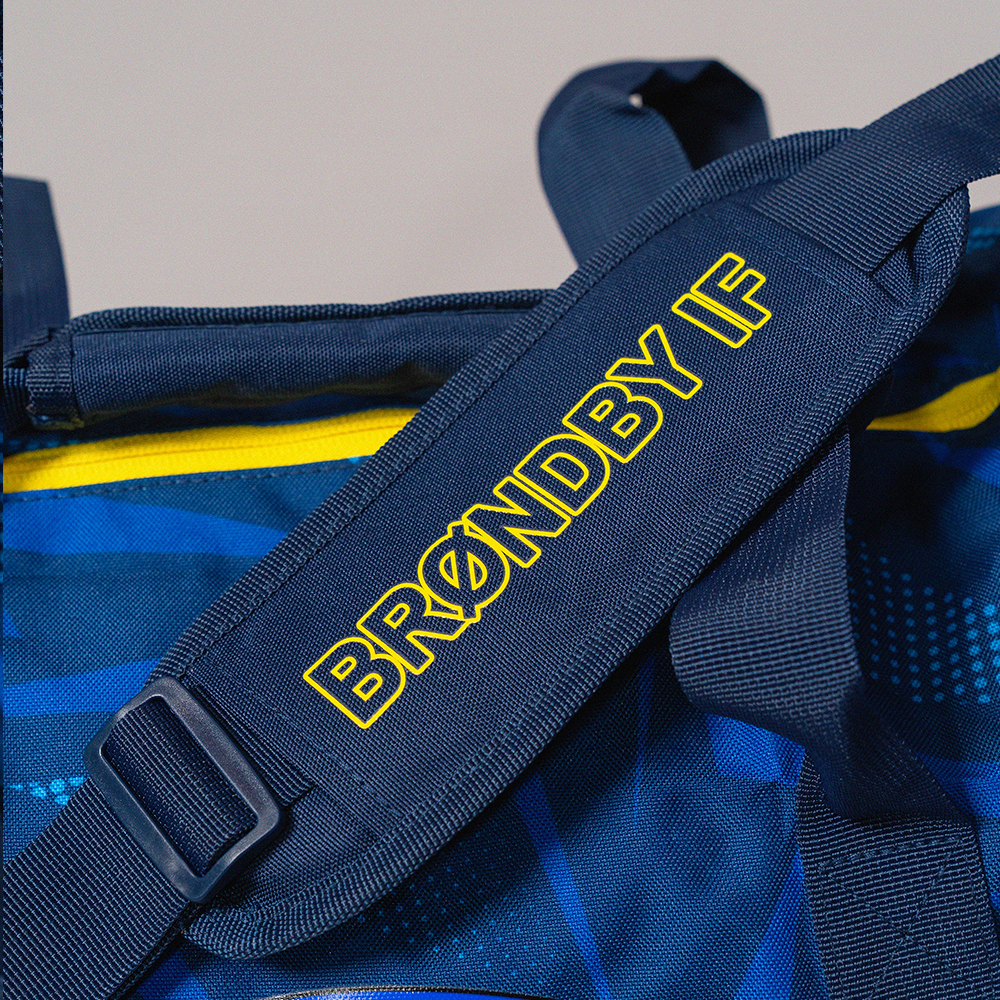 Brøndby Sportstaske Navy/Blå med Logo