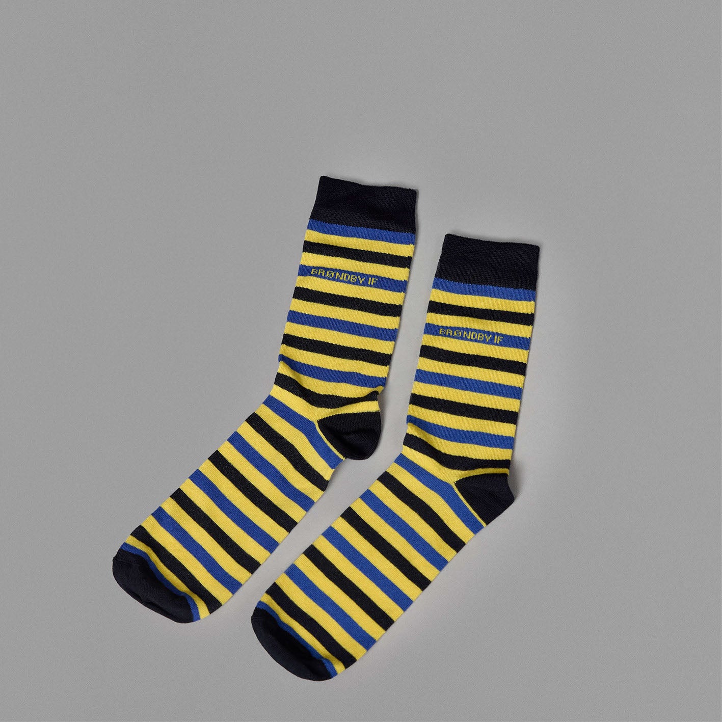 Brøndby Casual 2-pak sokker Navy/Striber