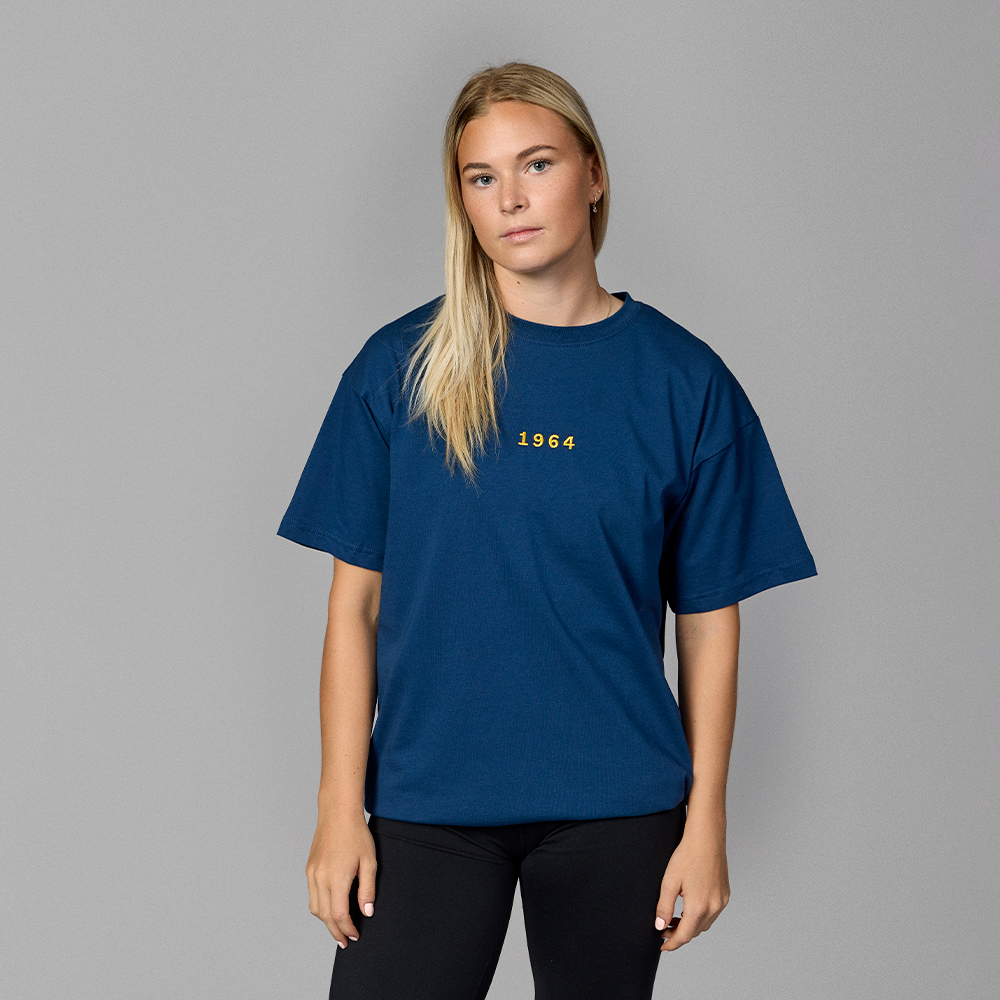 T-shirt - Blå med 1964/Flag