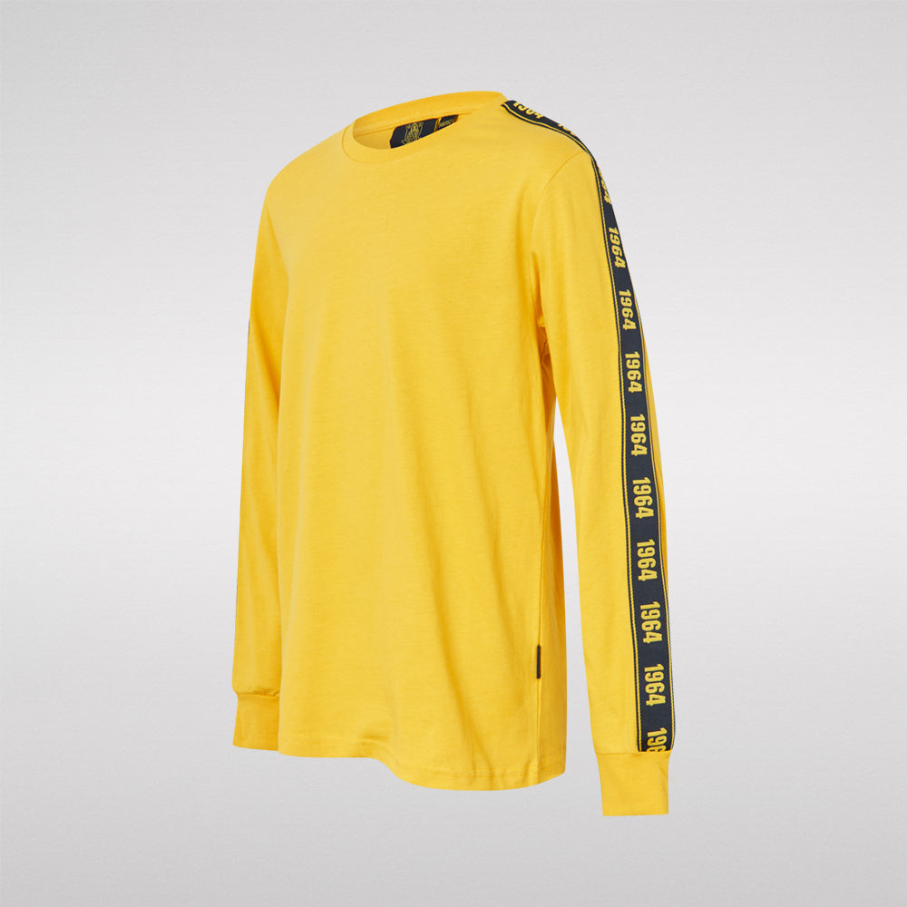 T-shirt L/S Gul m. 1964 bånd Børn