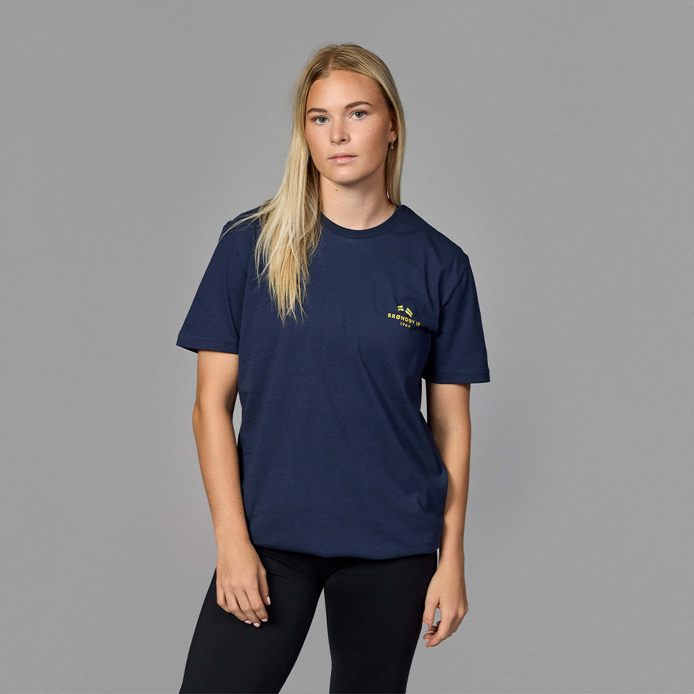 T-shirt Navy m. flag
