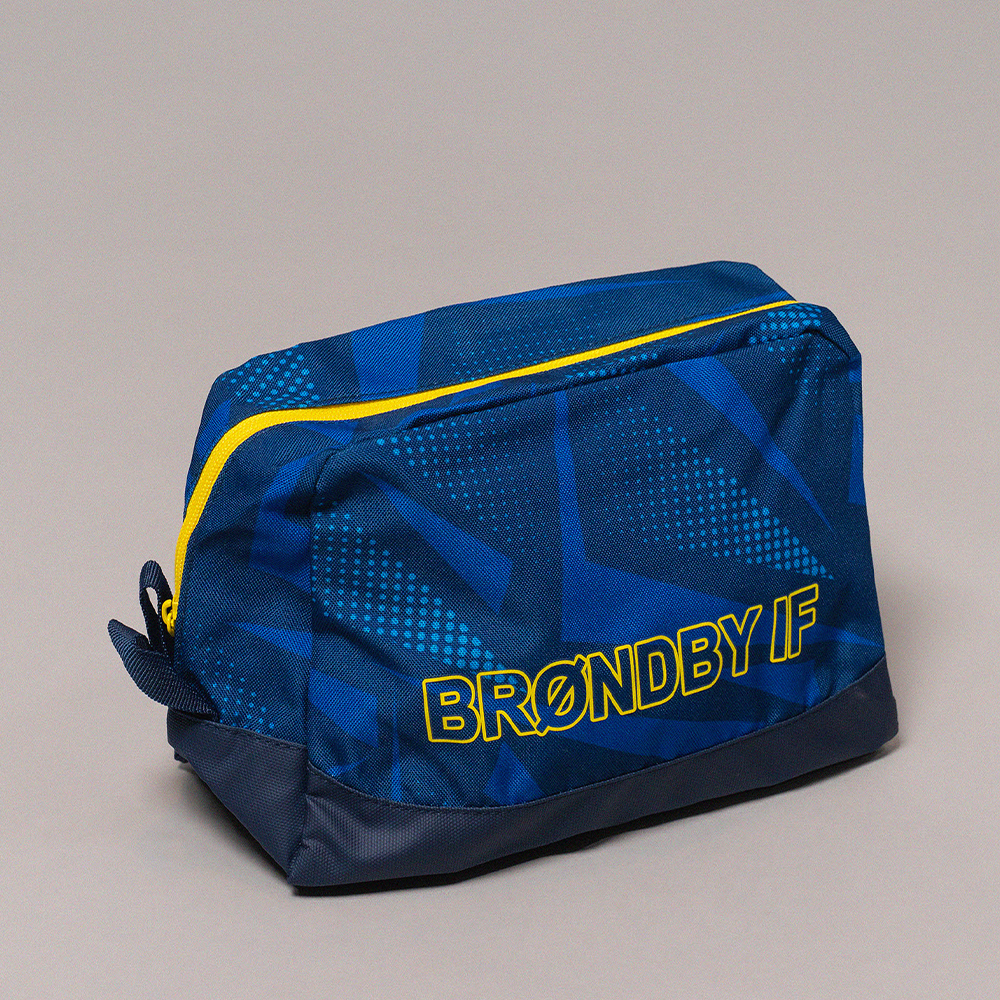 Brøndby Toilettaske Navy/Blå med Logo