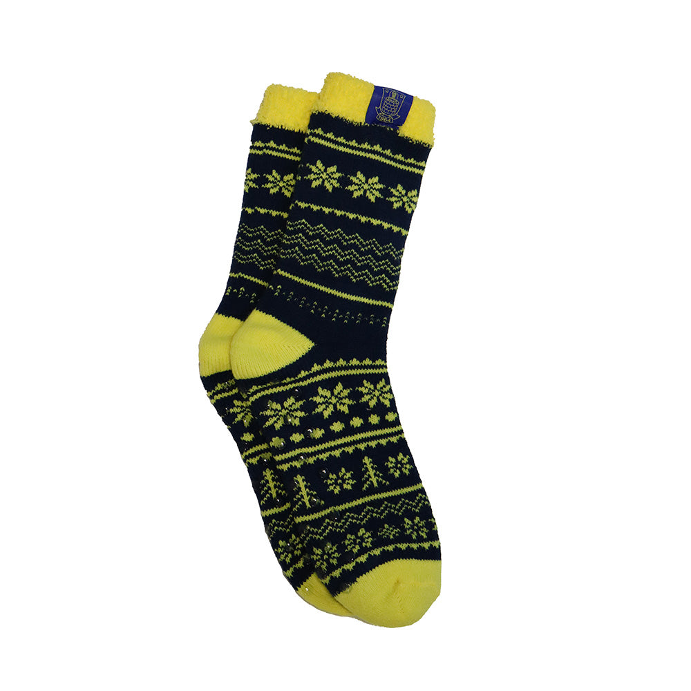 Vintersokker Blå/Gul