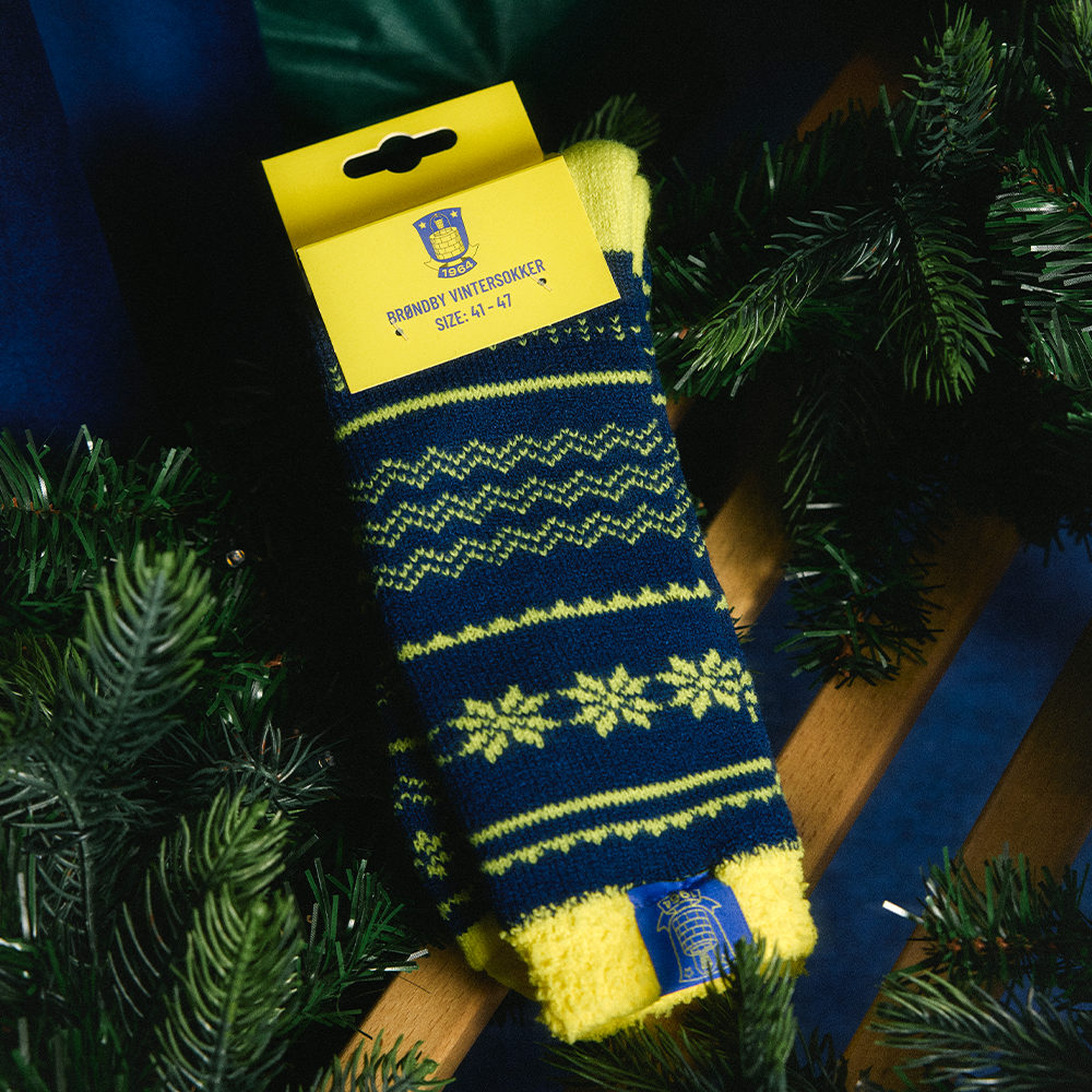 Vintersokker Blå/Gul