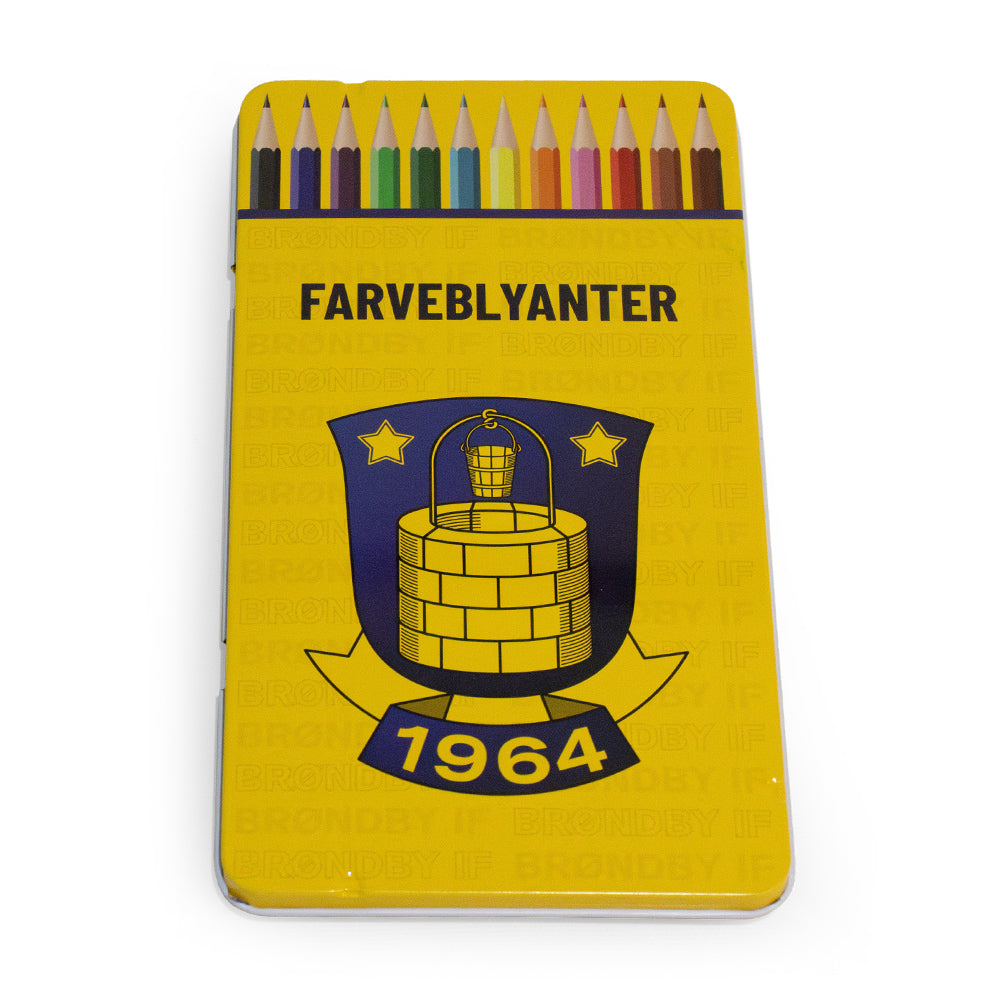 Brøndby Farveblyanter 12 stk.