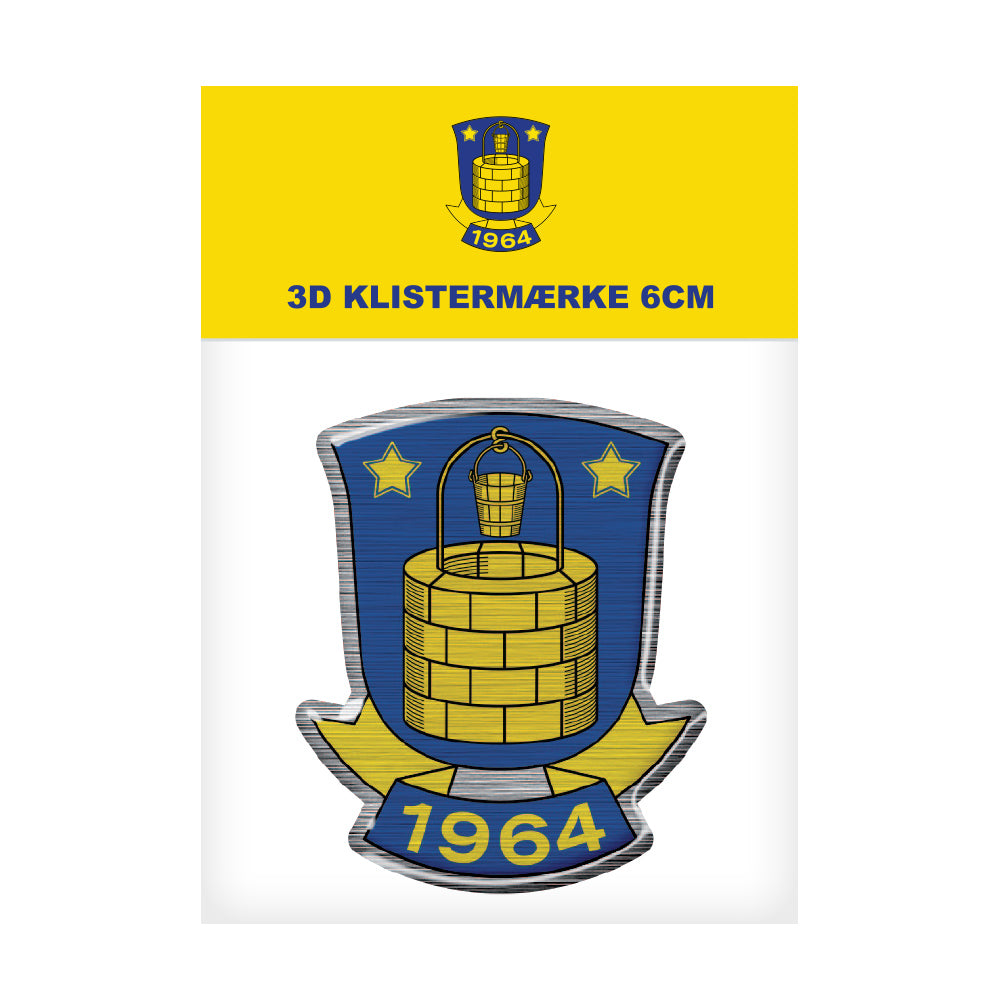 Brøndby 3D klistermærke Logo