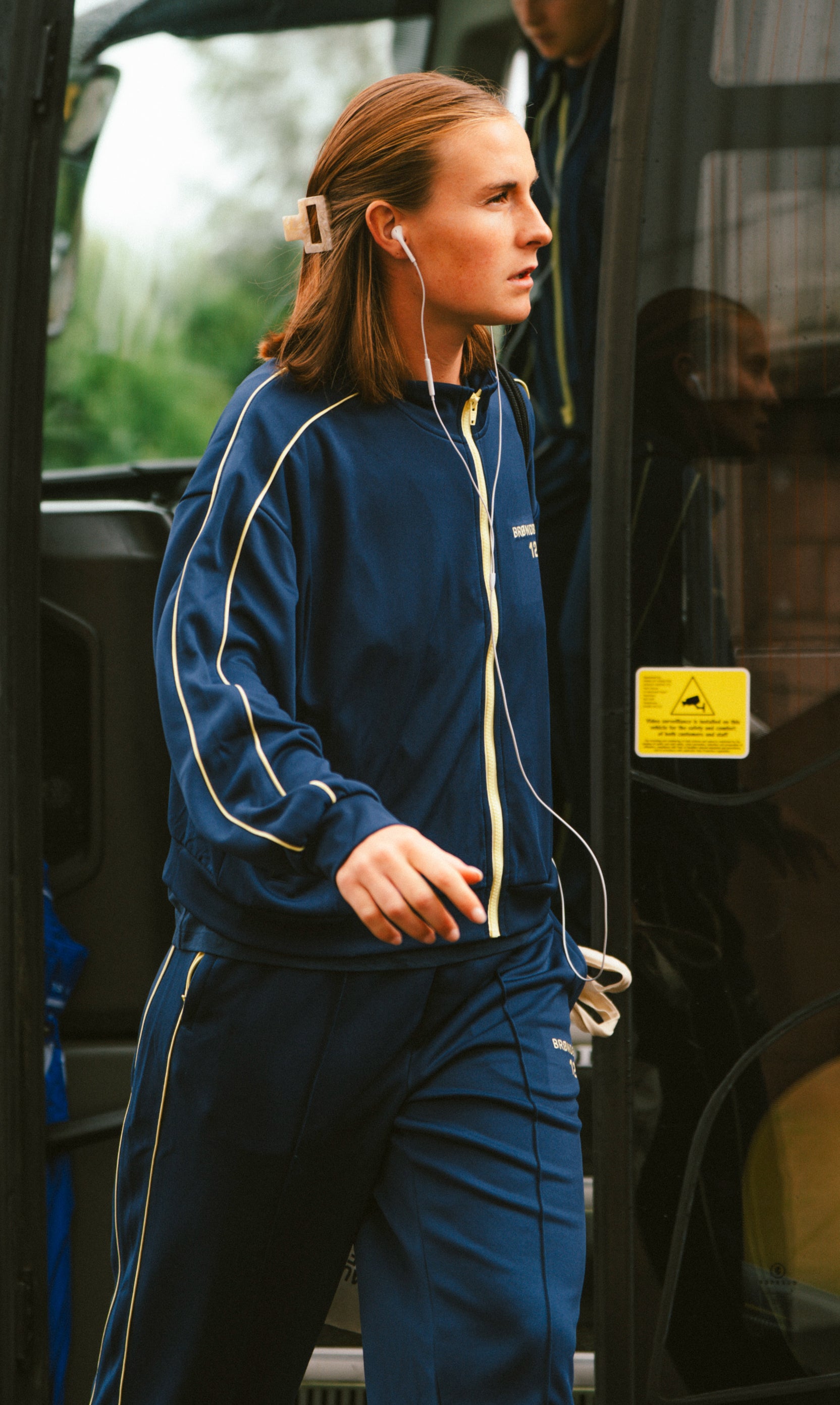 BIF X Hummel Track Zip Navy Women's Fit