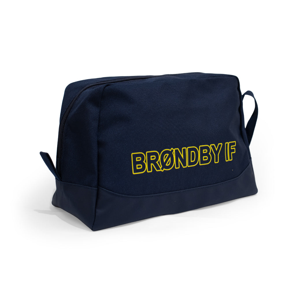 Brøndby Toilettaske Blå/Gul m.Logo